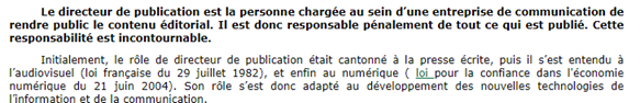 Comme beaucoup de site on va retrouver des opinions, tribunes et éditos, ce qui est tout à fait normal. Mais il convient de rappeler que ce n’est pas parce que c’est un tiers qui le dit, que le média n’en est pas moins responsable.