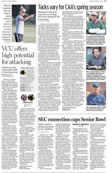 cwilinric's tweet photo. Jan. 31 @RTDSports with #CommonwealthClash plus @VCU_Hoops @SpiderMBB @CAAFootball @VCUWomensSoccer #SportsMemories #NFL and @World_of_Woody guest column Stories by @RTD_MikeBarber @ByDavidTeel @wayneeppsjr @RTDjohnoconnor @michaelpRTD @YoMcElroy #JerryLindquist @APSE_sportmedia https://t.co/2aoQm9PIYe