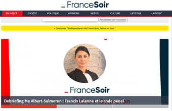 Sans vouloir attaquer personne non plus, mais lorsque l’on demande l’avis d’une avocate sur un sujet grave, on vérifie son travail (genre si elle ne fait pas des faux documents par exemple).