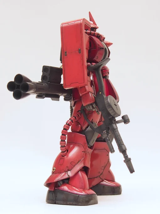 #ロボマニカップ2021投稿
なんとか間に合わせました。
来月からウェザリングを詰めていきますが
とりあえず投稿出来る形での完成とします。

お世話になってるモデラーさんたちが
審査をするという事で、
なんとか新作で参加したかった。
あ～疲れたw

※製作内容↓に続きます。 
