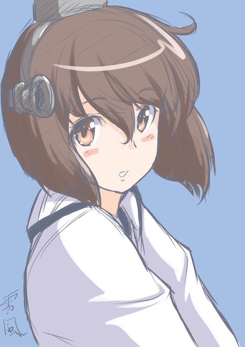 陽炎型は描いてる子が限られる
雪風と天津風は比較的多い方 