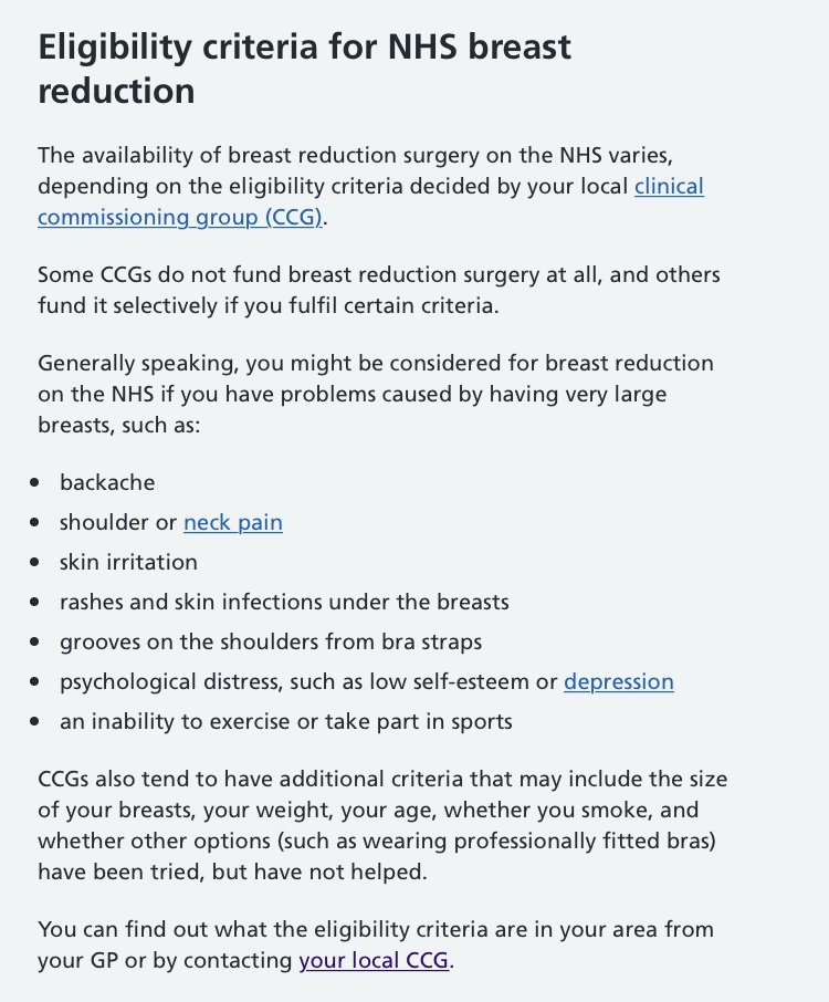 Lie no.3) "Trans men die waiting for breast reduction surgery that CIS women get for back pain".Nope. Some CCG's fund breast reduction surgery, but not all and those only under extremely strict criteria and on a huge waiting list.