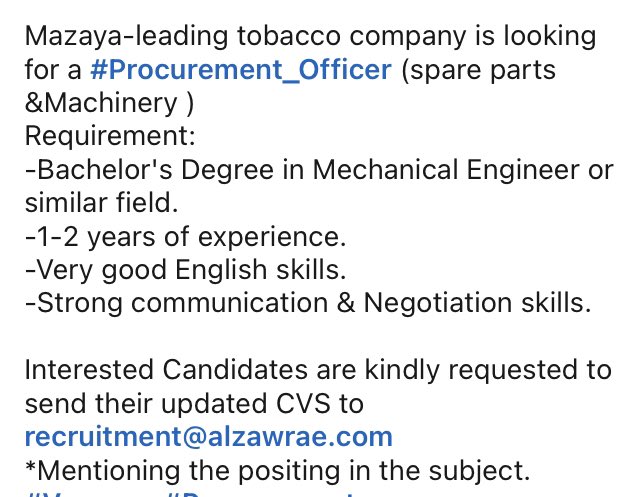 FindMeJob2's tweet image. #Jordan #Procurment #FindMeAJob #Repost