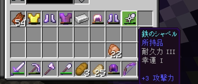 ｴﾘﾝｷﾞ竜ryu絵仕事募集 さっそくエンチャント試したら幸運 耐久 そして効率 エリンギマイクラ日誌 Minecraft マイクラ ツルハシ T Co Tdd1t01ykz Twitter