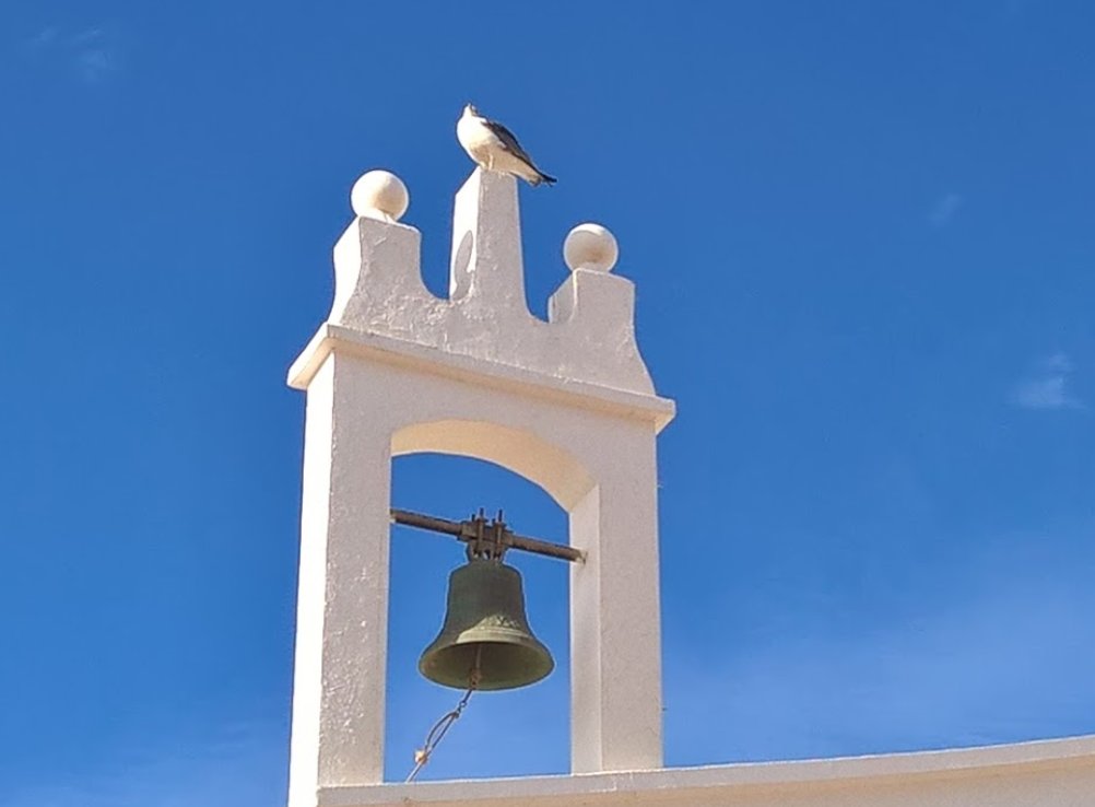  There are no cars, or even asphalted roads, on the Canarian island of La Graciosa. It’s like something from another era – even like a Spaghetti western. Work began on nautically themed Nuestra Señora del Carmen in 1945 and ended in 1993. Seagulls like to rest on its belfry.