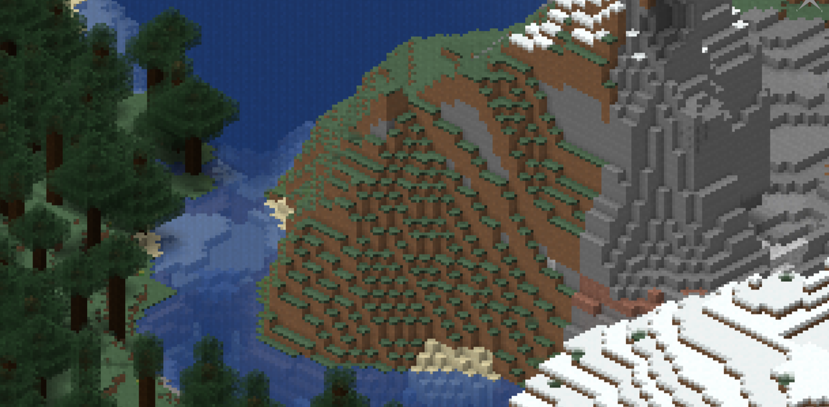 UniversalCraft's tweet image. Dynmap isometric surface map at low resolution settings... 🤢The 1990s called - they want their graphics back. Populous anyone?