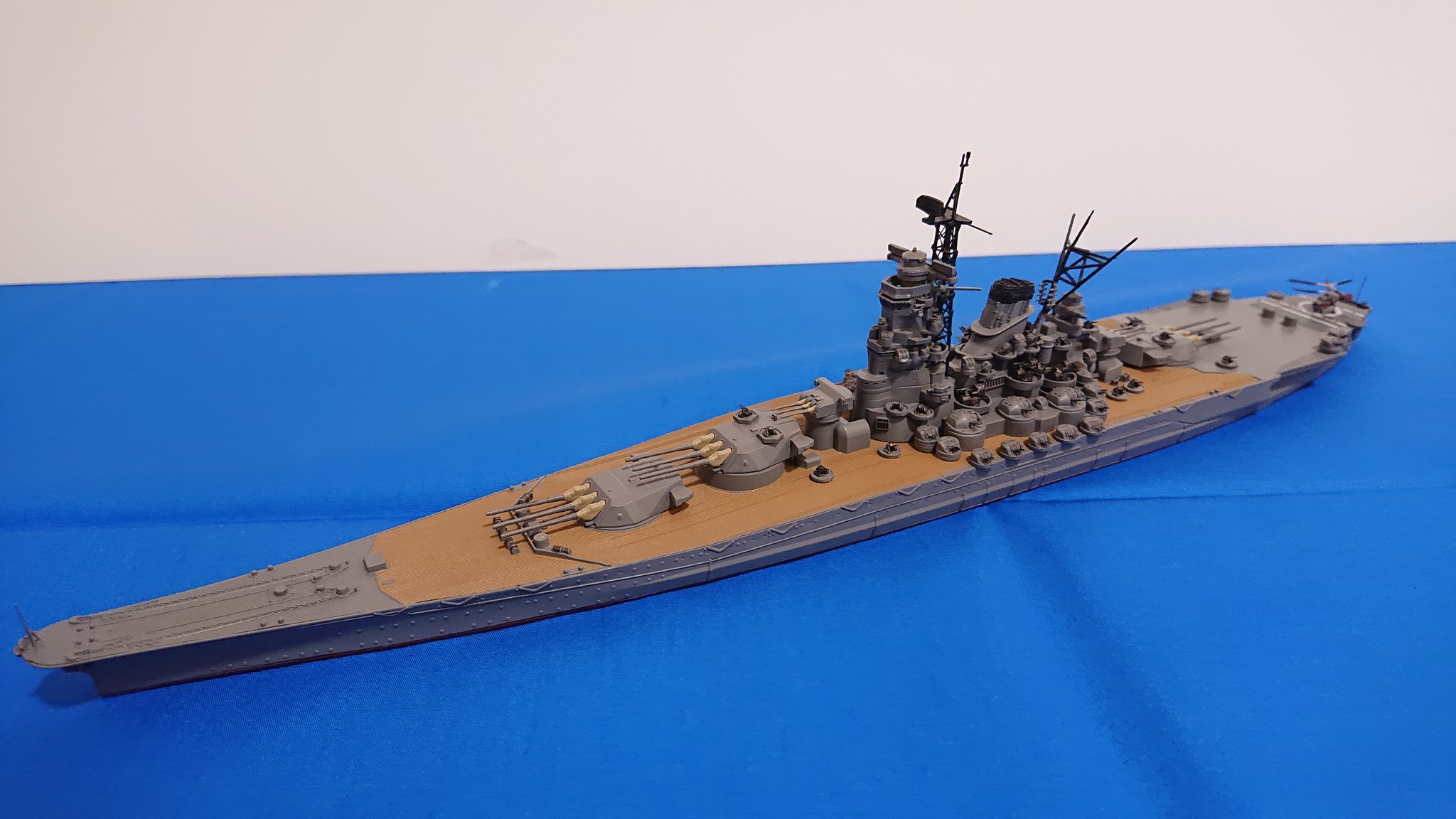 戦艦大和の壁掛け 1/700 特シリーズ No.1 日本海軍戦艦 大和（昭和16年/竣工時
