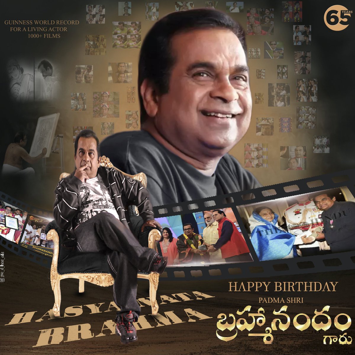 Wishing The King of Memes Bramhanandham Garu A Very Happy Birthday On Behalf Of <a href="/TheDeverakonda/">Vijay Deverakonda</a> Fans... ❤️

#HBDBrahmanandam || #VijayDevarakonda