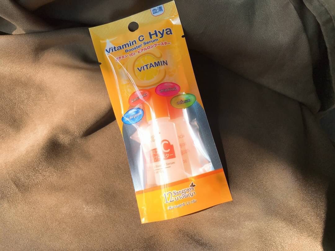 TAWTAW09's tweet photo. VitC HYA Booster Serum ของ #12nangpaya ตัวนี้ช่วยเรื่องรอยดำและรอยแดงช่วยหน้ากระจ่างใสขึ้น กลิ่นออกส้มๆสดชื่นมาก
เนื้อเจลใสซึมไวมากขอบอก อะและราคาแค่ 39฿ #VitCHYA 
📌 พิกัด CJ supermarket หรือ shopee https://t.co/9hsUeDo4xN
