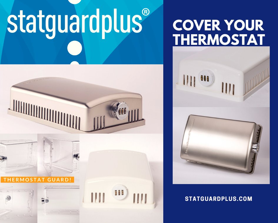 Statguardplus's tweet photo. #statguardplus #thermostatcover #keyless #hvac #convenienceisthekey https://t.co/Bqlk2GxaI3