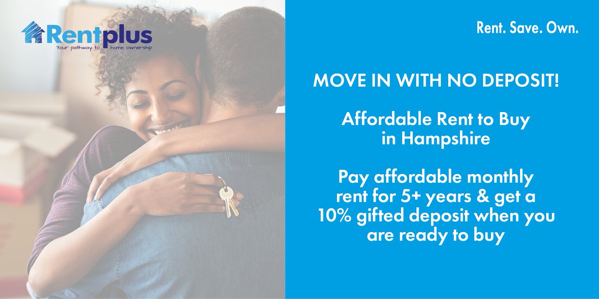 Rentplus_UK's tweet photo. 73 affordable #renttobuy homes in #Hampshire Whitehill &amp; Borden 🏡💙

Offering an achievable pathway to #homeownership for those unable to save the large deposits required to access other types of housing.

To register your interest email marketing@rentplus-uk.com https://t.co/NBpfGRxdyf