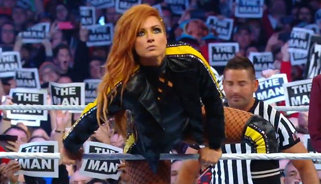 Number 25 is 'The Man' Becky Lynch!Her Kill Bill look is also reminiscent of Liverpool's 2010-11 away shirt
