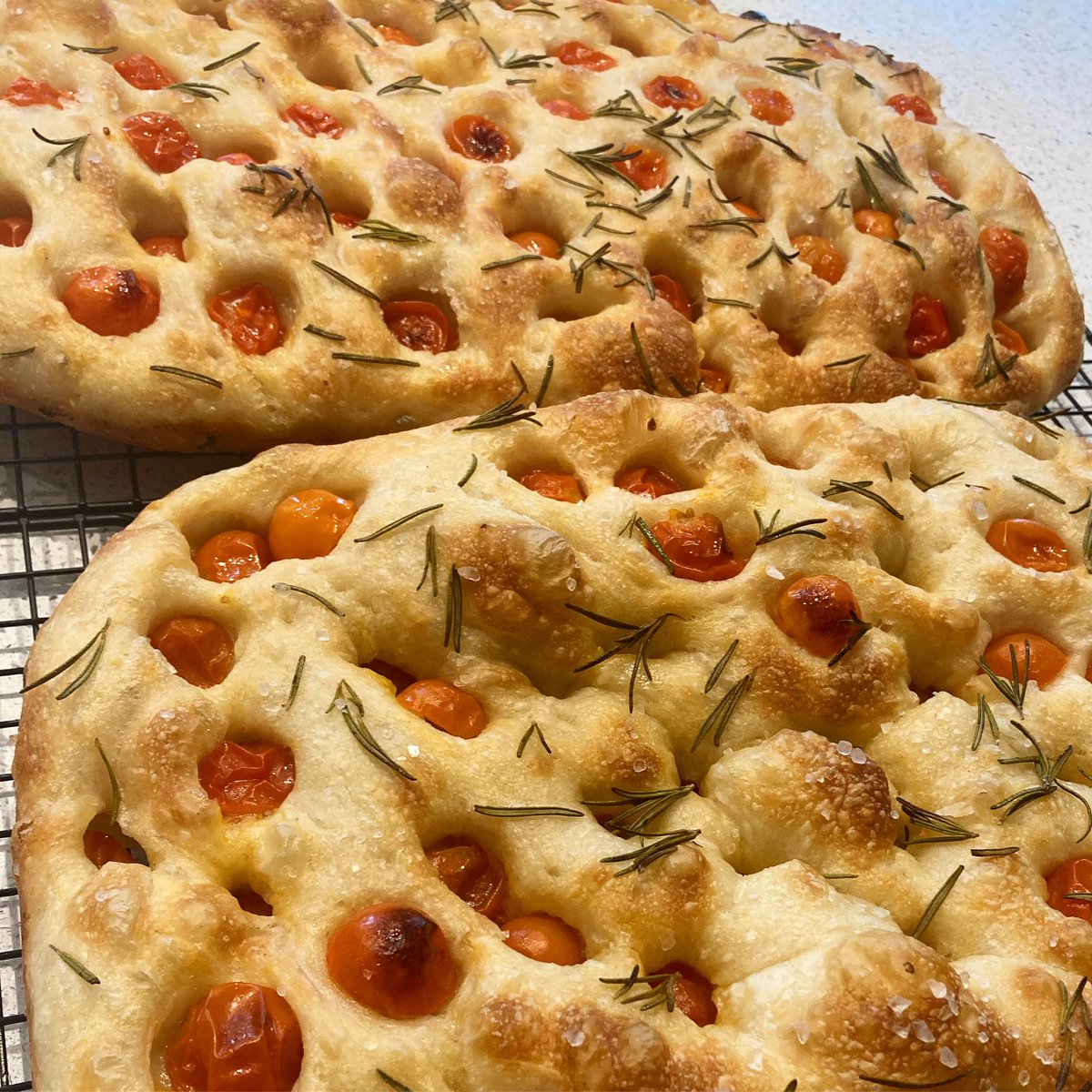 Focaccia... the new sourdough. #bakinglife