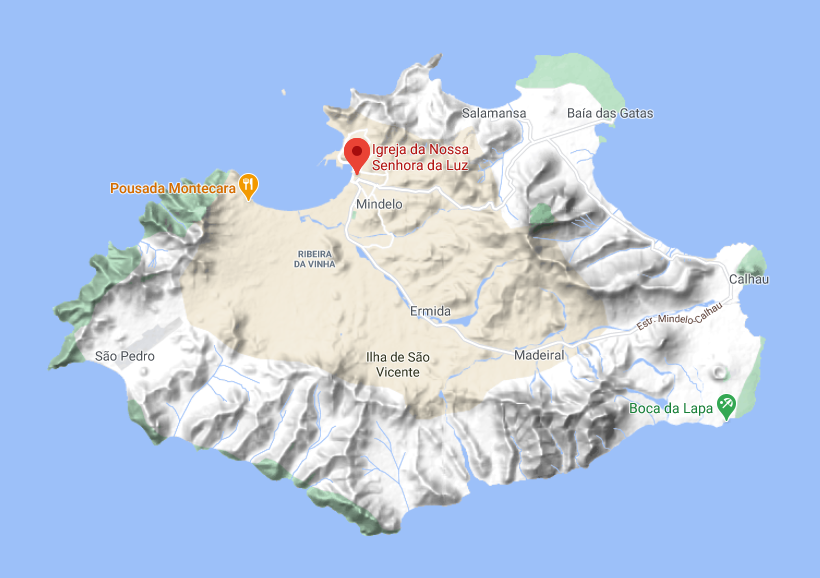  Located in a volcanic caldera, Mindelo is home to nine in 10 of São Vicente’s inhabitants. It’s home to quite a bit of Portuguese colonial architecture, including the pristine Nossa Senhora da Luz church, which dates from 1862. True to its name, it’s bright inside.