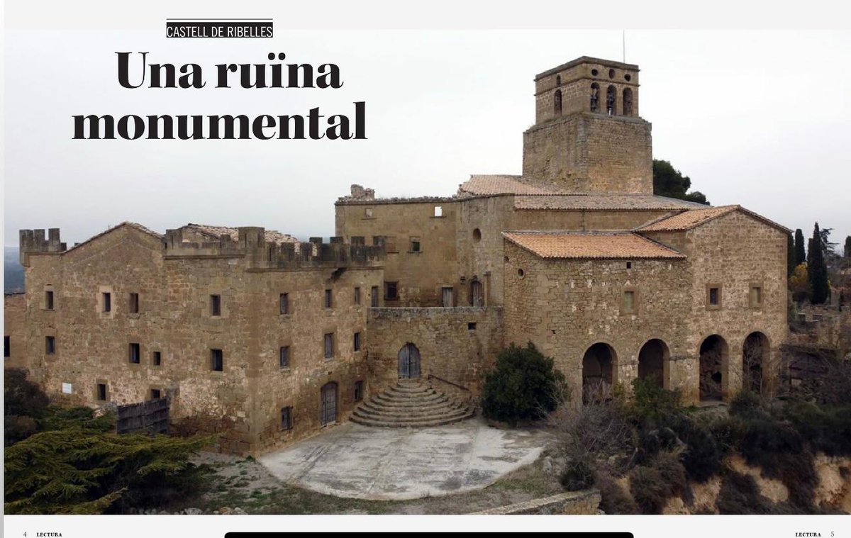 Feu-ne difusió si us plau. La baronessa no vol vendre ni restaurar. La meva àvia Rosario era la cuinera d'aquest castell i jo hi havia jugat a princeses.
El reportatge al suplement Lectura del diari Segre.