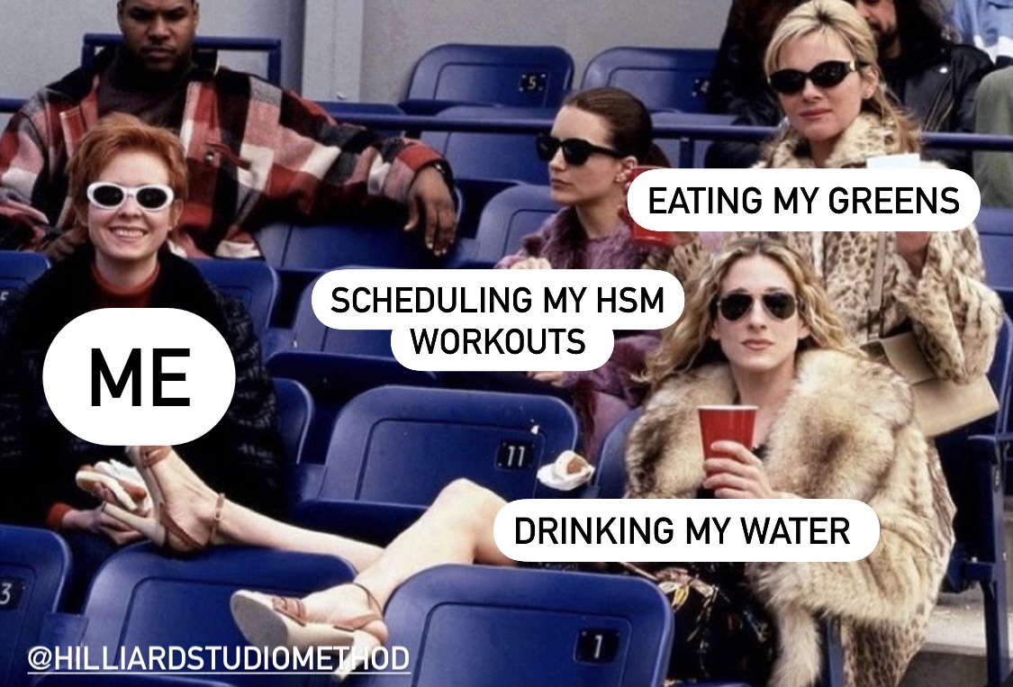 A new month starts tomorrow are we KNOW you are going to crush it. 🤩⁣
⁣
We are so excited to see you in the studio and on the screen this week! Sign up here: bit.ly/2Zct7FO