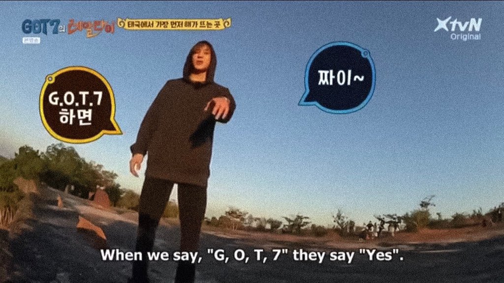 got7lifetime's tweet photo. ok i know im not the only ahgase who actually did the ”g-o-t-7 jjai“ with @BamBam1A here. 🥺 we will truly miss that jjai 💚

@GOT7Official #GOT7 #IGOT7 #7ORNOTHING https://t.co/xv8k8cvPIj