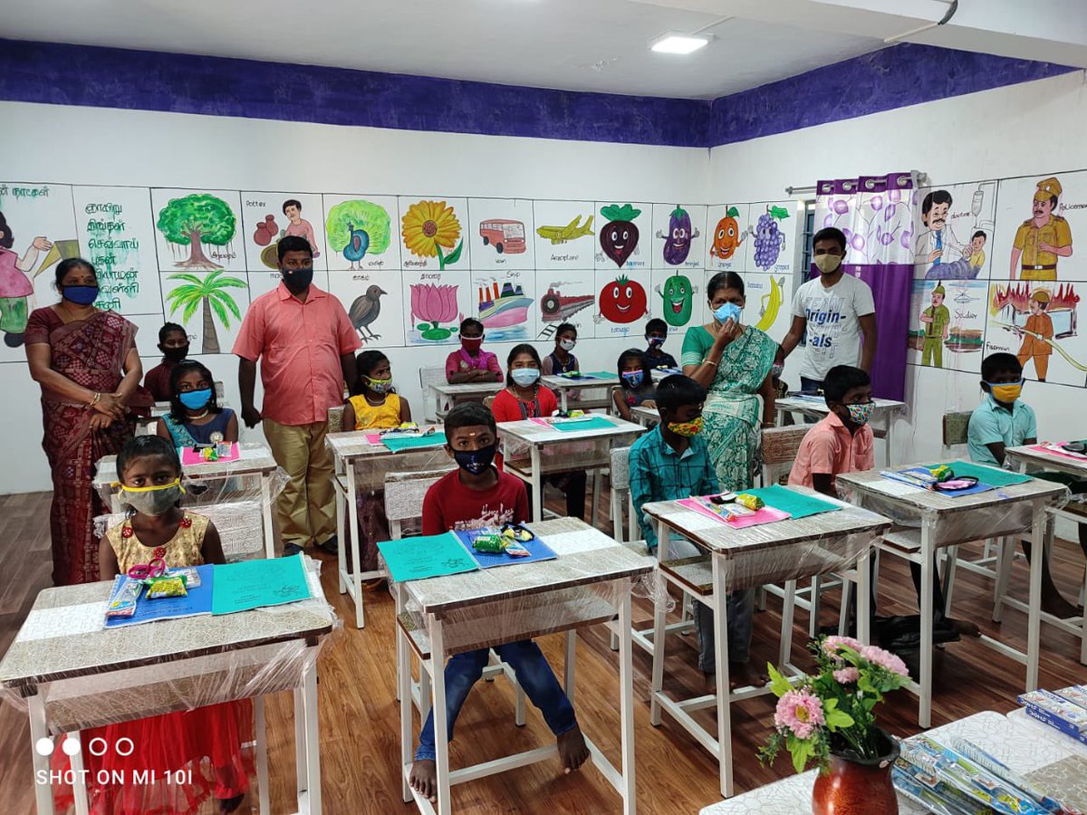 AIMREEDTrust's tweet photo. Learning KIT successfully distributed at our school Sirukundara. Thanks to Volunteers Rajeev, Ranjith, Dinesh and Sumathi. Special thanks to Thoorigai Charitable Trust
  #aimreedtrust https://t.co/fQbSib1j9P