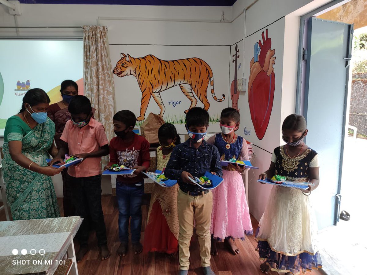 AIMREEDTrust's tweet photo. Learning KIT successfully distributed at our school Sirukundara. Thanks to Volunteers Rajeev, Ranjith, Dinesh and Sumathi. Special thanks to Thoorigai Charitable Trust
  #aimreedtrust https://t.co/fQbSib1j9P