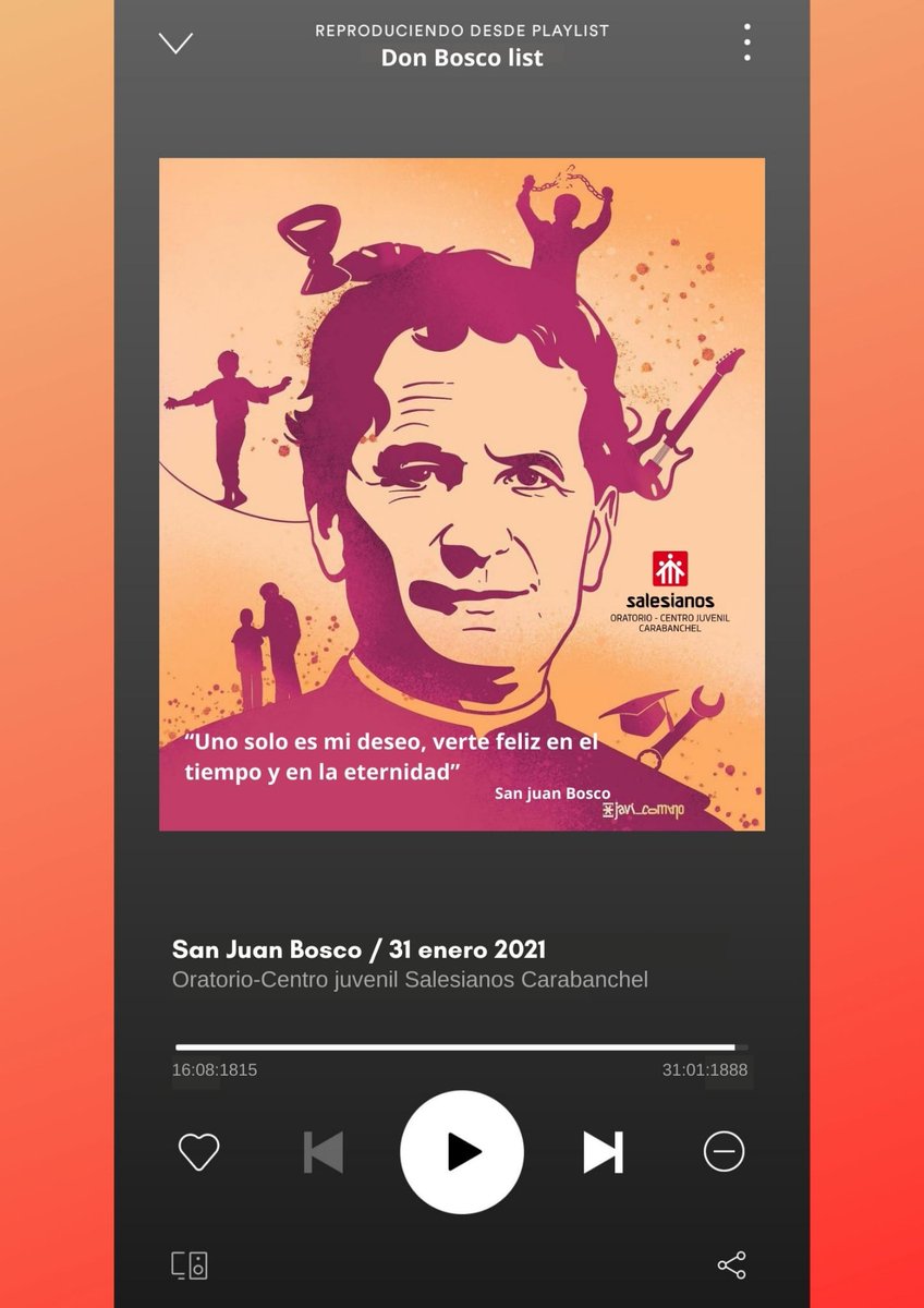 CJ_SCarabanchel's tweet photo. ¡Feliz día de San Juan Bosco! 
"Estad siempre alegres" 
😁❤ https://t.co/Lp4z09dMUh