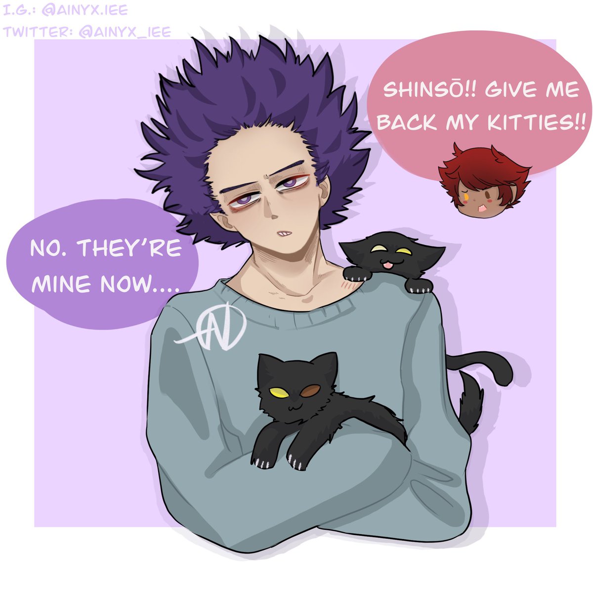 captainx_0VA's tweet photo. I finished doodling him. Couldnt do it any faster since I had an asthma goddamnit-

#mhafanart #BNHAfanart #MyHeroAcadamia #art #shinsou #shinsouhitoshi #digitalartwork #mhaart https://t.co/OngIIC1vP0
