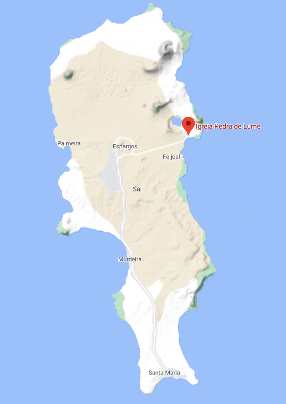  Virtually in the middle of nowhere, the church of Pedro de Lume in Sal island is like something out of a Mad Max movie. Rusting industrial equipment, salt flats and dusty volcanic landscapes and a fishing harbour add to its eerie attraction. Inside, it’s very basic.