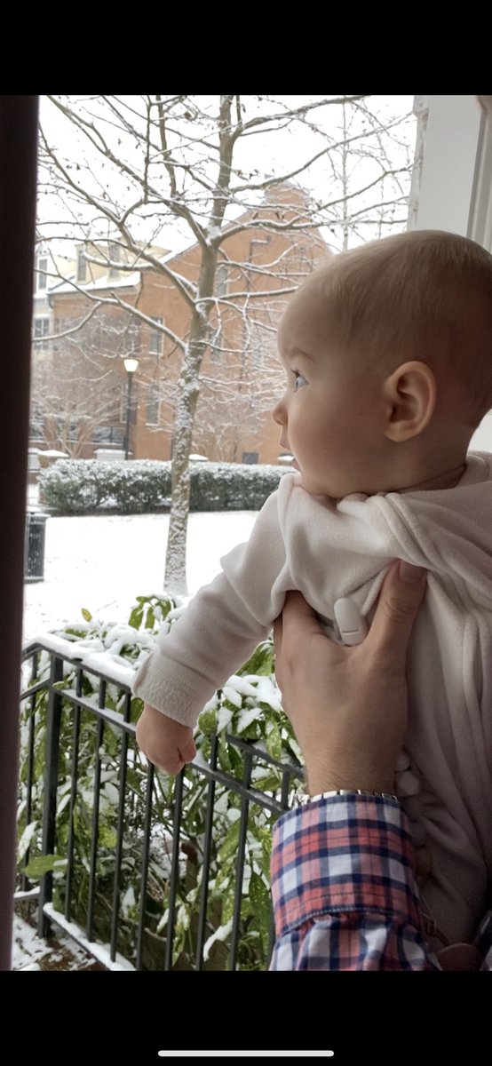TomMJohnsonJr's tweet photo. To face unafraid the plans that we’ve made... #babysfirstsnow https://t.co/5se58s2Yn5