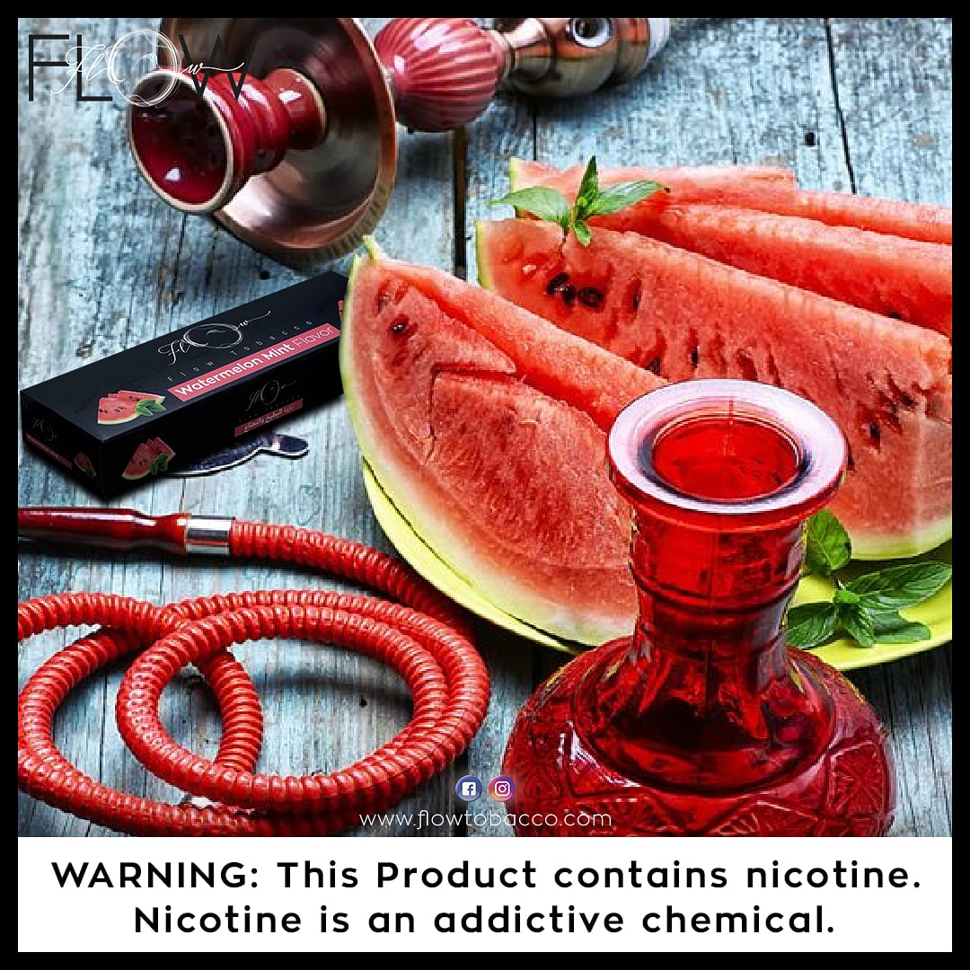 flowtobacco's tweet photo. Flow Tobacco #watermelonmint is a deliciously and light minty, tobacco flavor for hookah shisha loves. A perfect blend of #mixology by #flowtobacco making it a rich and smoky flavor. 
#flowtobacco #flowblend #flowflavor #hookahlife #tarfree #flowexperience #narguileiras #narguile https://t.co/dN1aqJSLNs