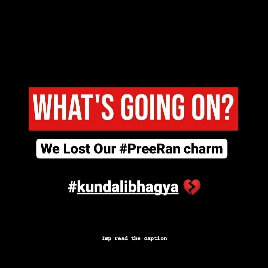 Kundalikaphool's tweet photo. Trend on Instagram
Starts from tomorrow
Join the trend guys to make it successful
Everything is mentioned in the caption
Hashtag.. #WewantPreeran #StopRuiningKdB #BackOurPreeranproperly #WewantSharpMindedTKLback #FocusOnPreeran #Preeran #KundaliBhagya https://t.co/RMse0V0G1z