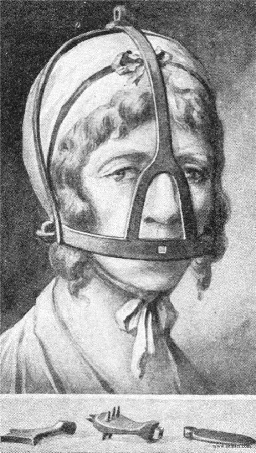 3/ horrific torture methods were used including sleep deprivation, ‘scalds bridles’ (pictured), breast rippers, thumb screws, anything from Christian Grey’s ‘Red Room’ & after being kept awake for days they’d make delirious confessions about driving to ‘check if they were blind’