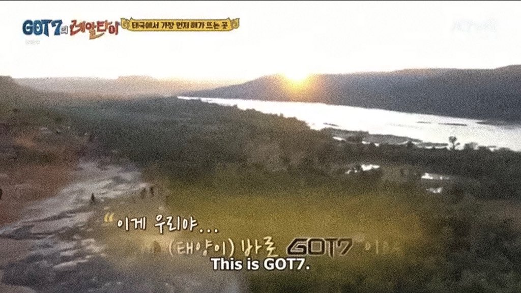 got7lifetime's tweet photo. when @BamBam1A referred the sun as got7 and said, "The first 3 years were the toughest. Our songs weren't that popular and we weren't well receive. Now, I think we are very close to the goals we haven't reached. If we keep going more as a team, I believe we can make it soon." ++ https://t.co/q9MwJWORMa