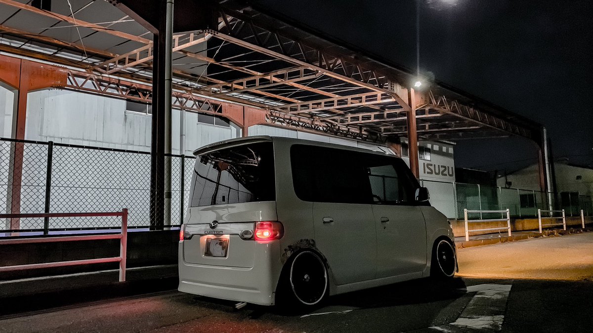 7774_zip's tweet photo. 固定
初期型のタントカスタムをジャンル不明で乗っています。
今年はもう一台製作予定です🤔
もちろんタントは綺麗にして乗っていきます!
今年はMTなど、参加をしていこうと思いま���のでお誘いよろしくお願い致します🙇♂️
#タント
#jmsection https://t.co/D4jBPiDrTg