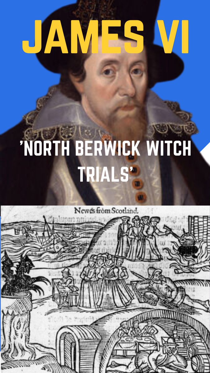 1/ NEW VIDEO ‘North Berwick Witch Trials’ James VI had a curious obsession with witches, in 1597 he wrote a tract on demonology in which he used witches as a scapegoat for all of society's ills-it's like how the Tories blame poor people and immigrants 