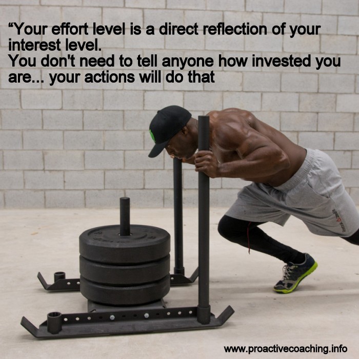 CoachLisle's tweet image. Your effort level...