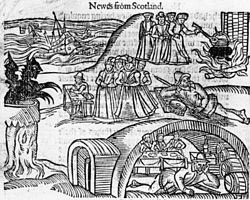 2/ in 1590 James’s ship was battered by storms, he blamed witches & 100 folk from NorthBerwick were accused they included a school master, a midwife, the daughter of judge-it was North Berwick so they were pretty middle class the main ingredient in their caldrons was avocado 