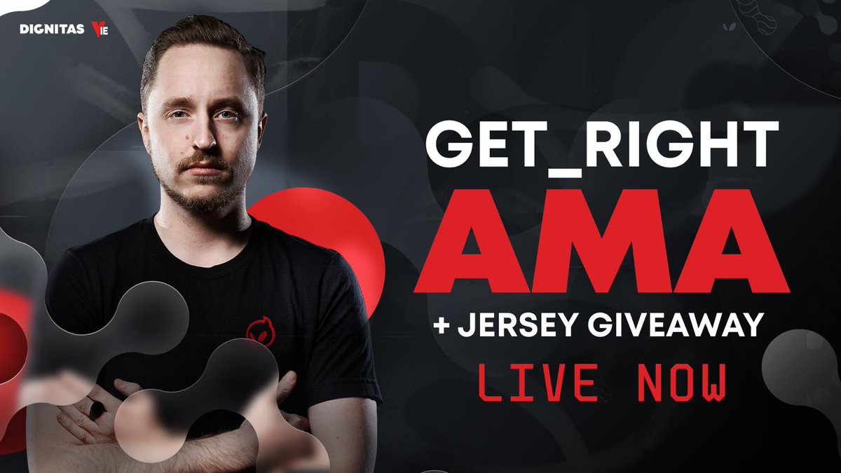 VIE_Bet's tweet photo. Hope everyone managed to get their questions in! The AMA with @GeT_RiGhT is starting NOW.

📺🔴: https://t.co/jHkciTg4l9

#DignitasVIE #DIGWIN https://t.co/FI94oPX1zm