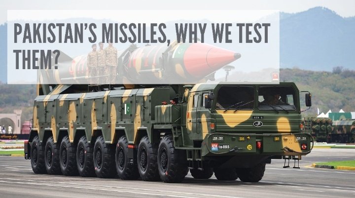 EXPLAINED: PAKISTAN’S MISSILES, WHY WE TEST THEM?  As defense analysts, this question is a no-brainer. Our missiles are an essential component of our defense strategy and provide us with round-the-clock strategic capabilities in order to protect our sovereignty against any1/N