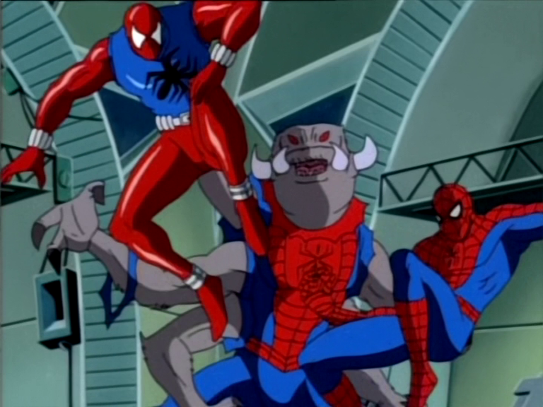 worldsfinest's tweet photo. The two-part Spider-Man: The Animated Series series finale, "Spider-Wars," aired on this day (Jan. 31) in 1998! An epic send-off to the fan-beloved series, it featured appearances by the Scarlet Spider (!), Uncle Ben and even the late Stan Lee. #SpiderMan #SpiderManTAS #SpideyTAS https://t.co/gV8dgXYZV8