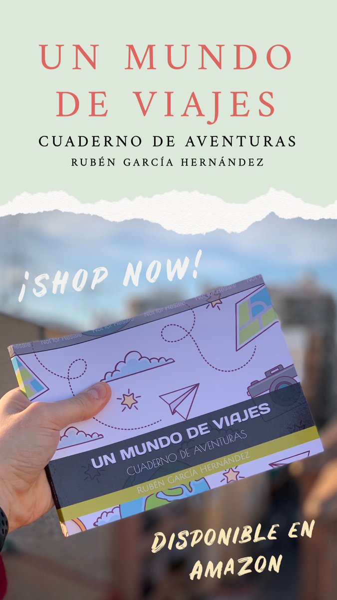 rubikub's tweet photo. UN MUNDO DE VIAJES: CUADERNO DE AVENTURAS ya está disponible en Amazon 📒 https://t.co/bGqCNhn1fX #cuadernodeviajes #cuadernodeaventuras #librodeviajes #alicante #librodeviaje #travelnotebook #blogdeviajes #cuadernos #viajar #emprendedores #alicanteturismo https://t.co/yKNcydTkPW