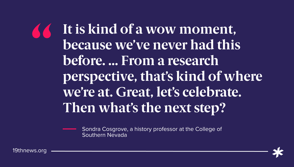 Cosgrove hopes it will help shape conversations about what women's representation in statehouses means.This year, the number of statehouse chambers with women majorities will be greater than all previous instances combined.  https://bit.ly/3j1E0mq 