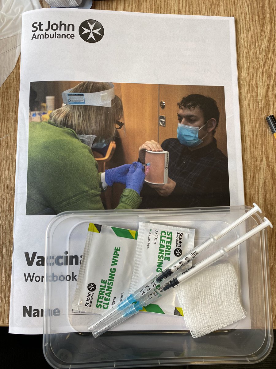 Today, alongside many colleagues , Billesley firefighters  voluntarily attended a vaccinator course to support the NHS in the delivery of Covid-19 vaccinations . #readywillingable