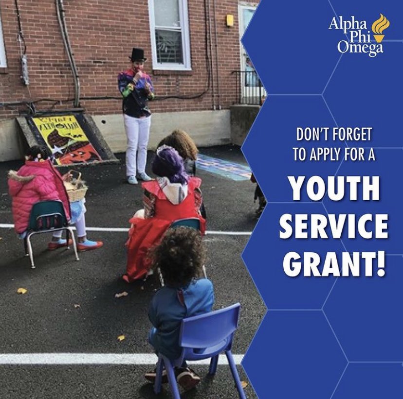 Tomorrow is the deadline for YSG applications on OP! This grant program can help fund a special service project to support the youth in our communities or even fund your chapter’s SYSD event! Reach out to our SCs if you have any questions. #aporegionh #servicesunday