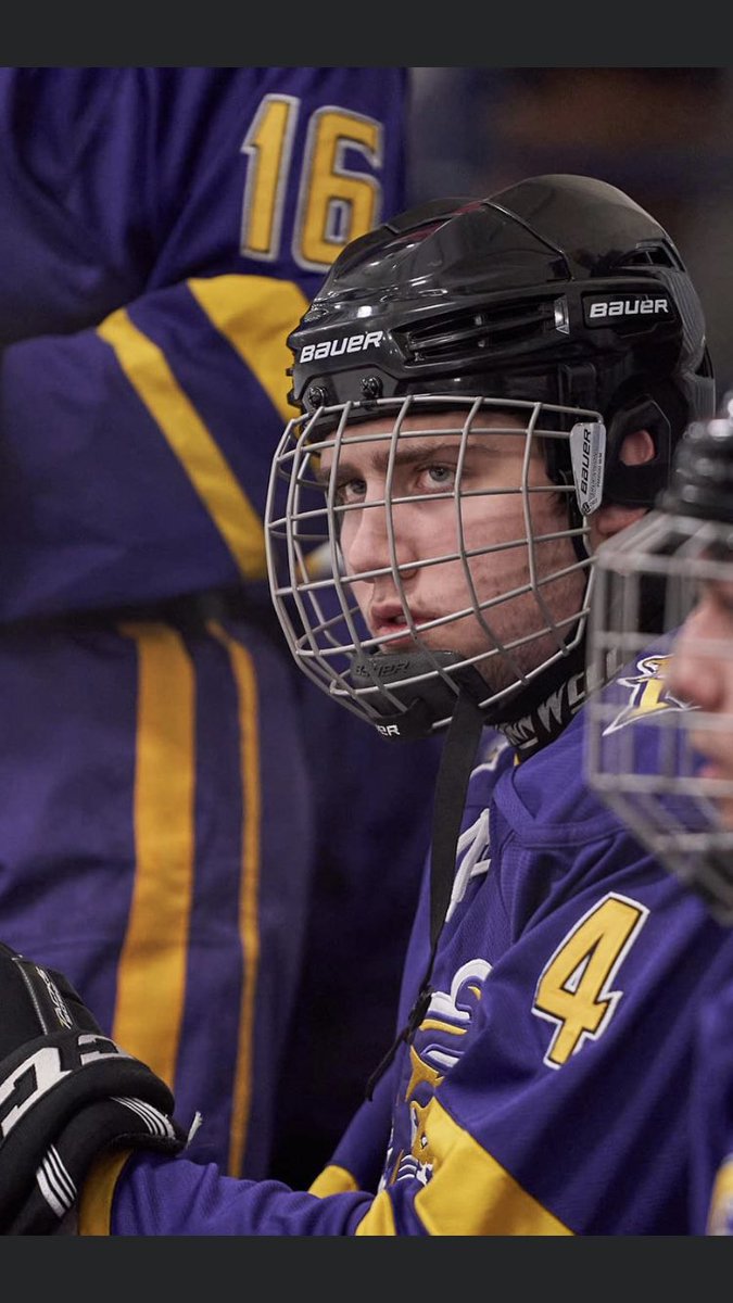 We celebrate our seniors today at our last home game. Meet Noah Fowls: Also first year with the team and first year hockey player. Noah has been grinding on and off the ice and is a great asset to the team. Keep working hard and enjoy your senior day! #WeAreMaumee