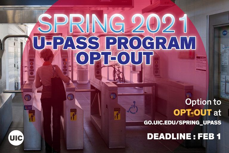 The deadline to opt-out of the spring 2021 CTA U-Pass benefit is February 1. To confirm an Opt-Out, please follow the directions here: buff.ly/3t9BFe0