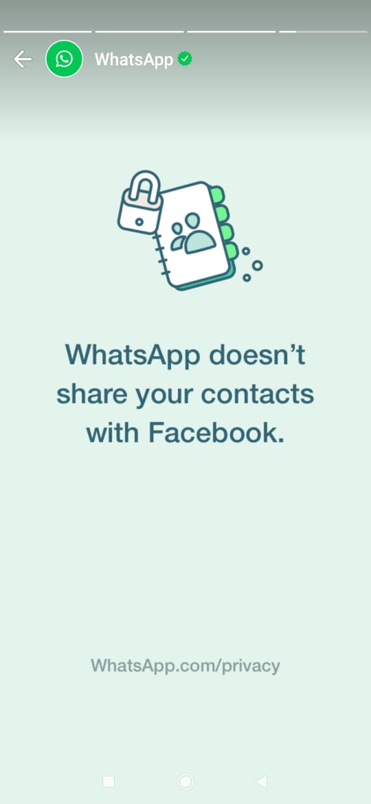 techuniverses's tweet photo. WhatsApp uses Stories to try and assuage users' privacy fears 

#WhatsappStatus #WhatsappNewPolicy #Whatsappindia #Whatsappstories #India #Techupdate https://t.co/xoIxpF7WOg