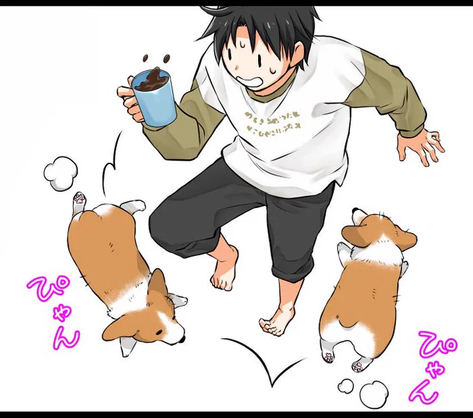 #今月描いた絵を晒そう
そろそろまた犬漫画をTwitterに上げるためにも描かないと。 