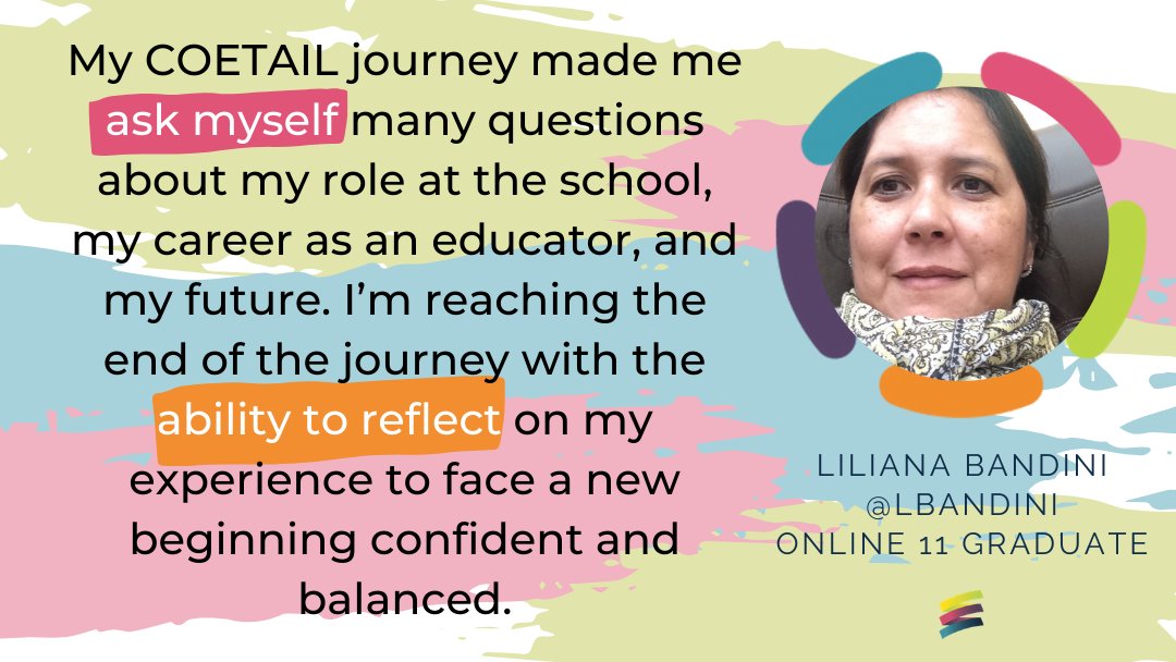 COETAIL's tweet photo. Are you ready to question your role as an educator?
Watch @lbandini Course 5 final project: https://t.co/WcAjdWWlT4
Registration for Online 13 ends Tues @ 8am GMT+8! Begin your #COETAIL journey: https://t.co/mZXDO5cpQQ
#sislibrary #intTLchat #tlchat #pypchat #sismumbai #edtech https://t.co/YrEQJ9MQo3