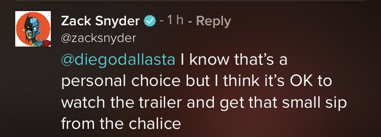 This means war.  #ZackSnydersJusticeLeague  #SnyderCut