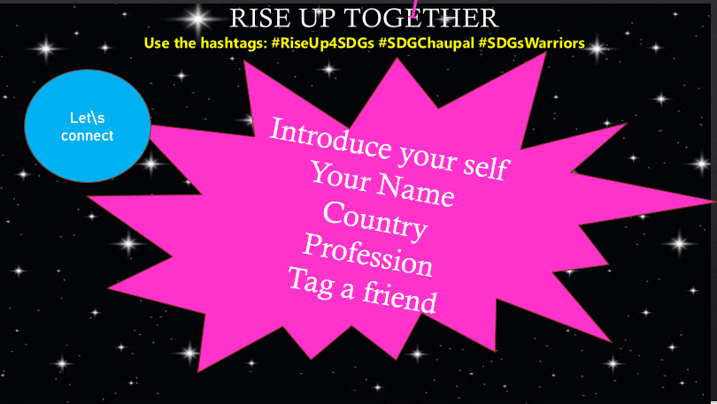 Our very first  #RiseUp4SDGs TweetMeet <a href="/Prabhjo60556013/">Prabhjot Gill</a> <a href="/NirmaladeviKan2/">Nirmaladevi Kandasamy</a> 
<a href="/banaqvi/">علی امامِ منستُ منم غلامِ علی</a> <a href="/pkdhillon08/">ParamjeetKaurDhillon</a> 
<a href="/RitaSingh0210/">Rita Singh</a> <a href="/tkaur2210/">Tajinder kaur Seehra</a> <a href="/charuchhabra2/">Dr. Charu Chhabra</a>
@fallencreator_ <a href="/edu_sdg/">SDGEduChoupal <a href="/sdgchoupal/">@sdgchoupal #CollectiveSDGAction</a></a> <a href="/Balpree40060720/">Balpreet Singh</a> @sdgchoupal <a href="/kaushalsen_15/">𝓚𝓪𝓾𝓼𝓱𝓪𝓵 𝓢𝓮𝓷 👨🏽‍🏫🇮🇳</a> <a href="/shardapullabha2/">sharda pullabhatla</a> @rizraphael <a href="/MsDanielsStormy/">Stormy Daniels | #ChangeMaker | EdTechPurpose</a>