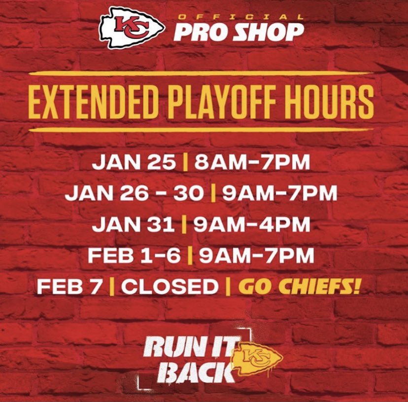 kansas city chiefs official pro shop